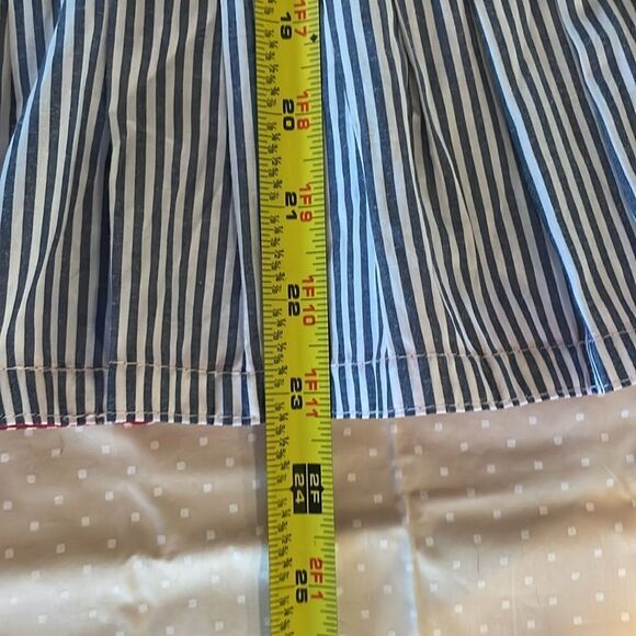 Mi Golondrina Hand Embroidered Striped Blouse Size Medium - Picture 10 of 11